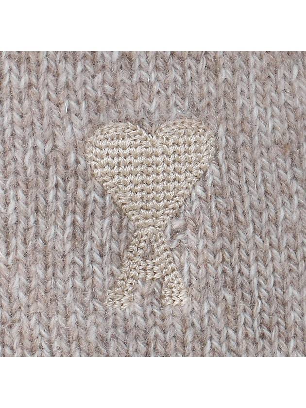 d core cashmere wool turtleneck beige - AMI - 7