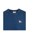 Dressed Fox Patch Classic Sweatshirt Blue Denim - MAISON KITSUNE - BALAAN 4