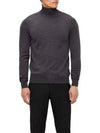 Lyd Merino Wool Turtleneck Grey - J.LINDEBERG - BALAAN 2