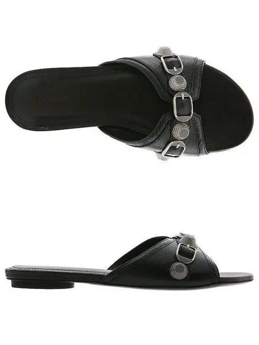 Cagole Flat Slipper Black - BALENCIAGA - BALAAN 2