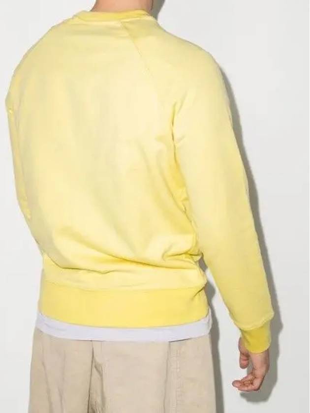 Fox Head Patch Classic Sweatshirt Light Yellow - MAISON KITSUNE - BALAAN 4