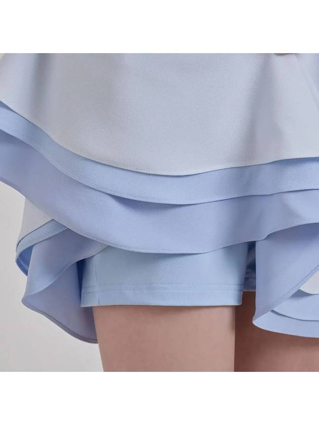 Golf Wear Cancan Flare Skirt Skyblue - J JANE - BALAAN 5