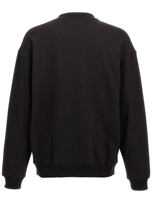 S Boxt OD Cut Out Oval D Logo Sweatshirt Black - DIESEL - BALAAN 3