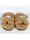 Chypre shearling fleece velcro sandals 43 280 - HERMES - BALAAN 3