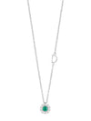 Margherita Diamond Emerald White Gold Necklace Necklace Women - DAMIANI - BALAAN 1