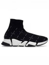 Speed ​​2.0 Logo High Top Sneakers Black - BALENCIAGA - BALAAN 2