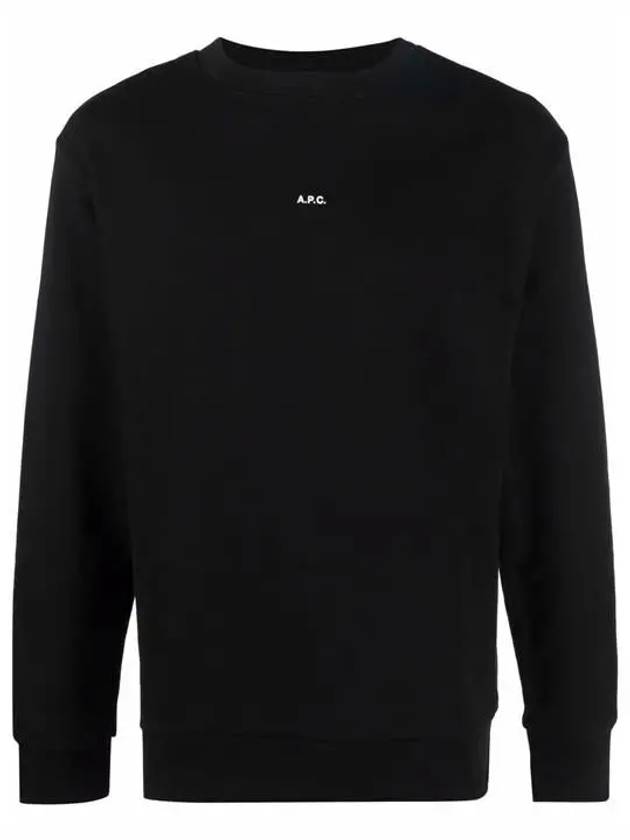 Men's Steve Logo Sweatshirt Black - A.P.C. - BALAAN 2