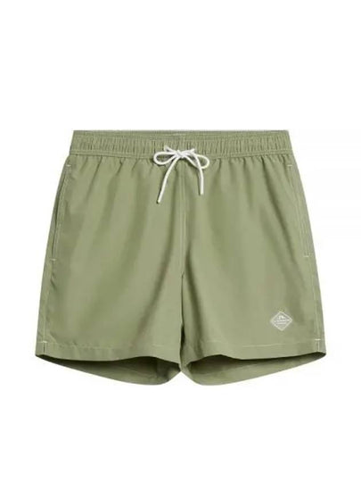 Banks Solid Swim Trunk Shorts Oil Green - J.LINDEBERG - BALAAN 2