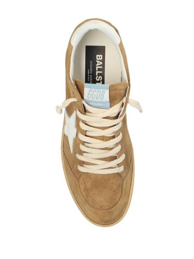 Ball Star Suede Low Top Sneakers Brown - GOLDEN GOOSE - BALAAN 3