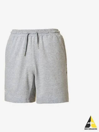 Court Club Sweat Shorts Light Gray - NEW BALANCE - BALAAN 1