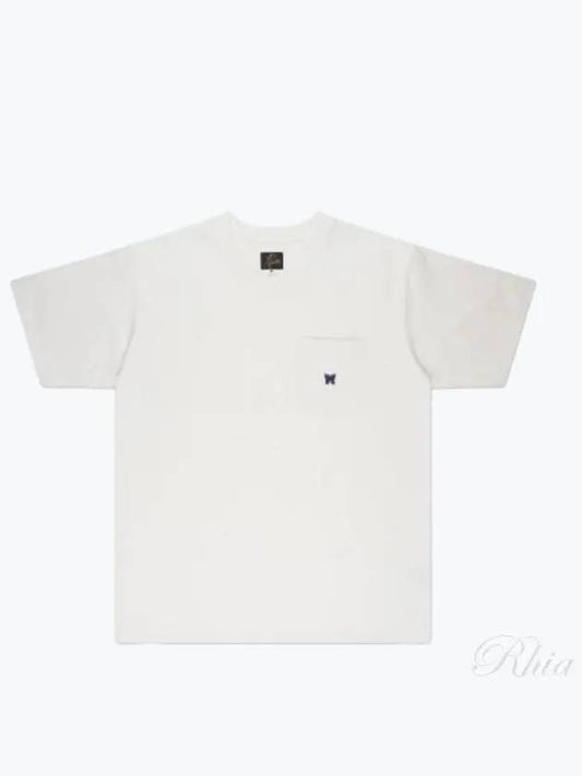 Crew Neck Poly Jersey Short Sleeve T-Shirt White - NEEDLES - BALAAN 2