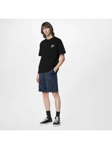 Signature Short Sleeve T Shirt Black 1AATXG - LOUIS VUITTON - BALAAN 1