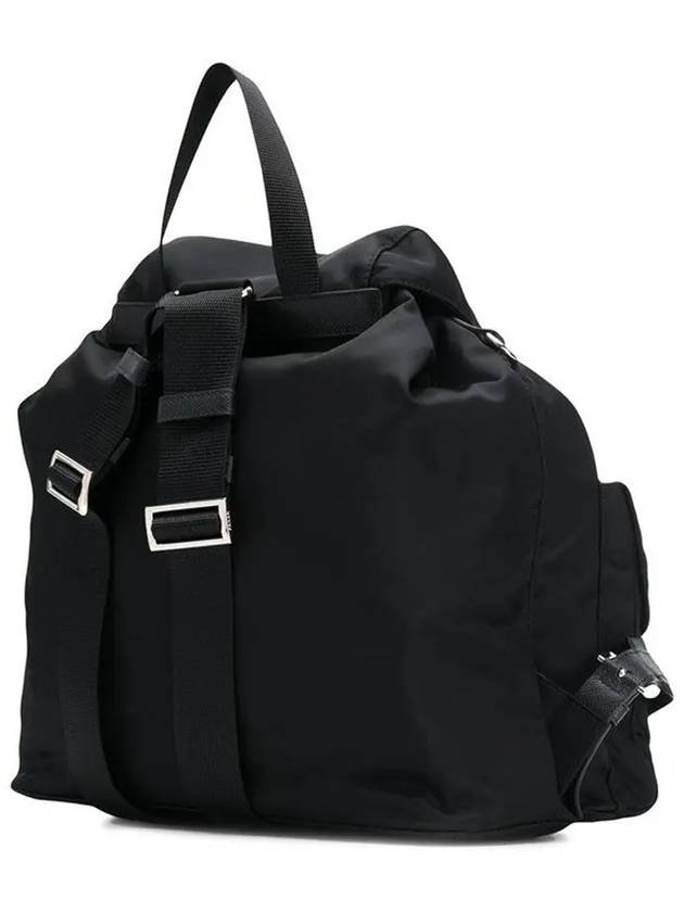 Re-Nylon Medium Backpack Black - PRADA - BALAAN 4