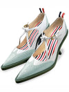 Resin Inlay Wingtip Thom John Pumps Blue - THOM BROWNE - BALAAN 3