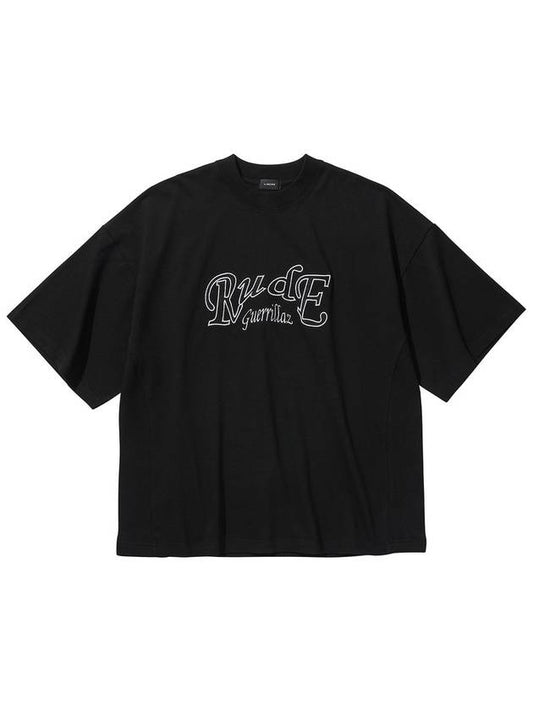 RUDE OVER T SHIRT BLACK - LIBERE - BALAAN 1