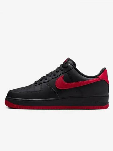 Air Force 1 07 Men s Sneakers Black University Red FJ4146 002 708790 - NIKE - BALAAN 1