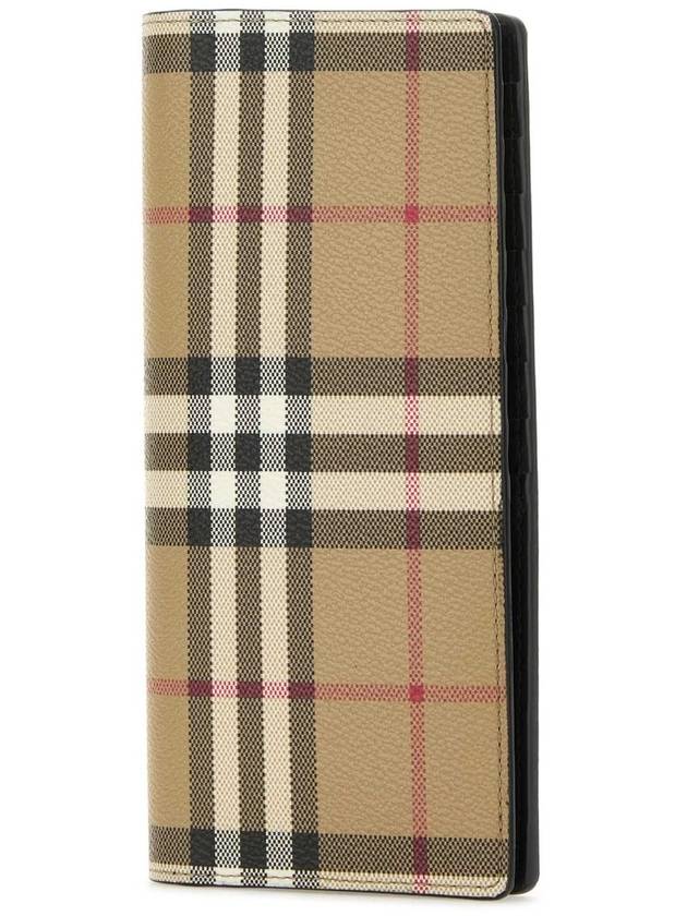 Check Long Wallet Beige - BURBERRY - BALAAN 3