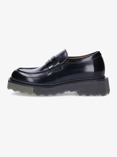 Sponge Leather Loafers Black - OFF WHITE - BALAAN 2