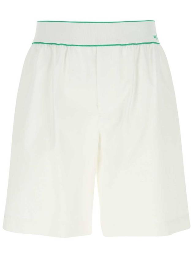 Men's Logo Paraket Band Bermuda Shorts White - BOTTEGA VENETA - BALAAN 2