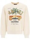 Rum Label Print Sweatshirt Almond - AMIRI - BALAAN 1