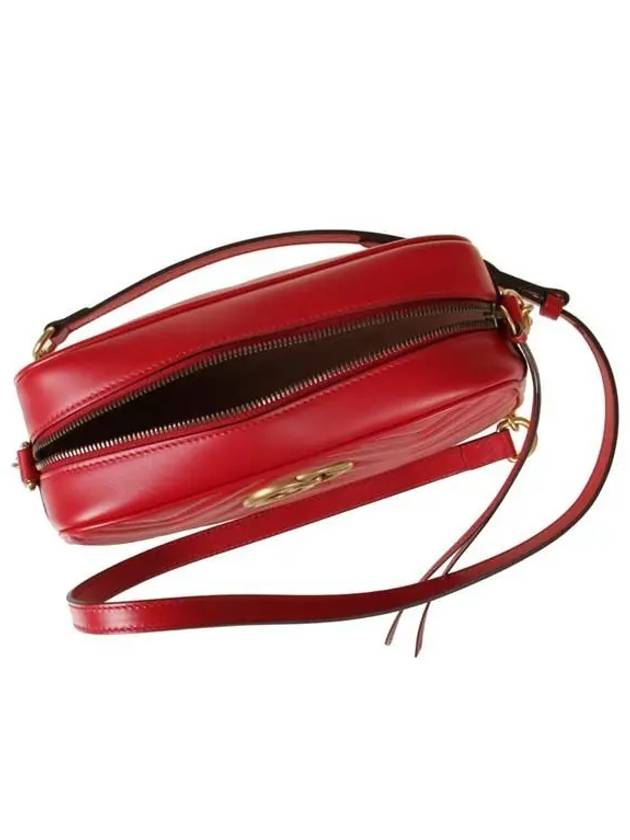 GG Marmont Matelasse Small Chain Shoulder Bag Hibiscus Red - GUCCI - BALAAN 7