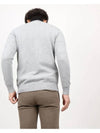 Gray color matching line slim fit cardigan - IKALOOOK - BALAAN 4