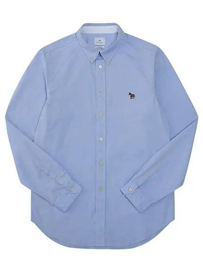 Zebra Patch Long Sleeve Shirt Light Blue - PAUL SMITH - BALAAN 2