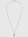 Interlocking G Pendant Necklace Silver - GUCCI - BALAAN 5