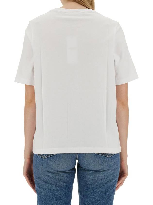 Bold Fox Head Patch Short Sleeve T-Shirt White - MAISON KITSUNE - BALAAN 6