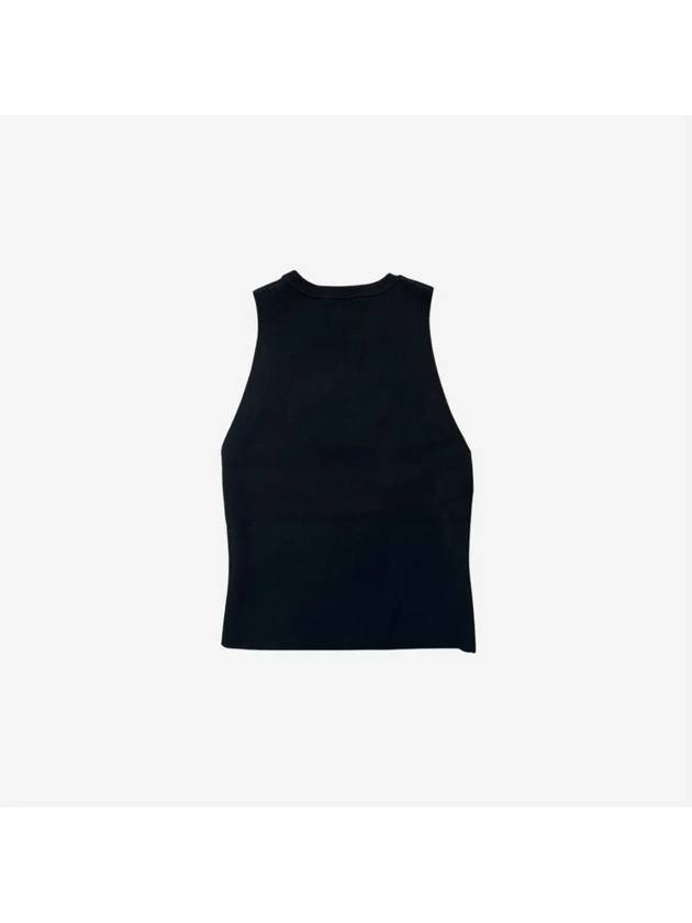 M Onerva Logo Plaque Cut Out Sleeveless Black - DIESEL - BALAAN 3