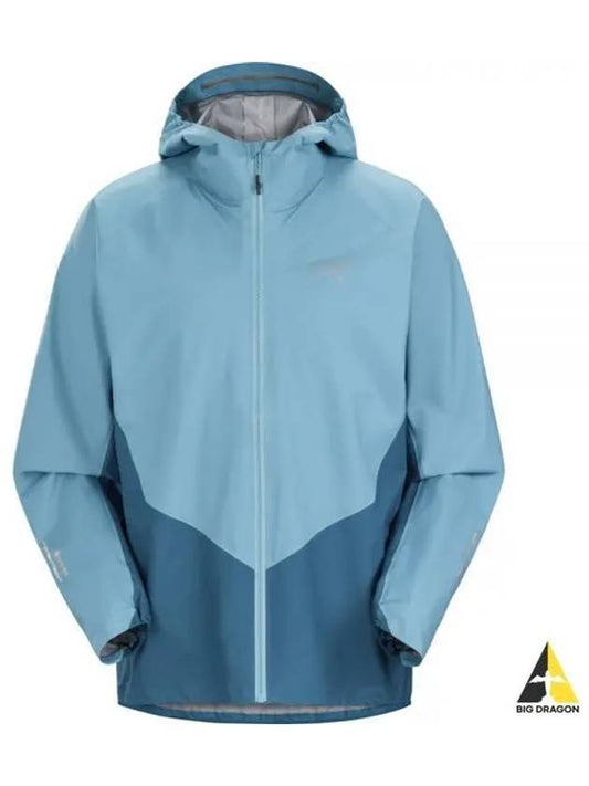 Men's Norvan Shell Hooded Jacket Blue - ARC'TERYX - BALAAN 2