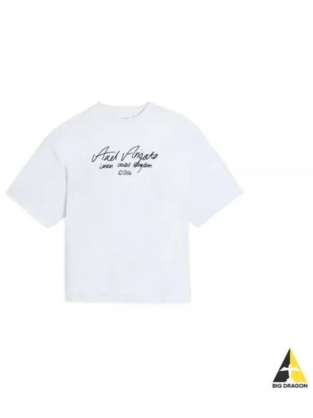 short sleeve t-shirt A2223002 WHITE WHITE - AXEL ARIGATO - BALAAN 2