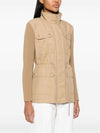 Patch Pocket Cotton Cardigan Light Beige - MONCLER - BALAAN 4