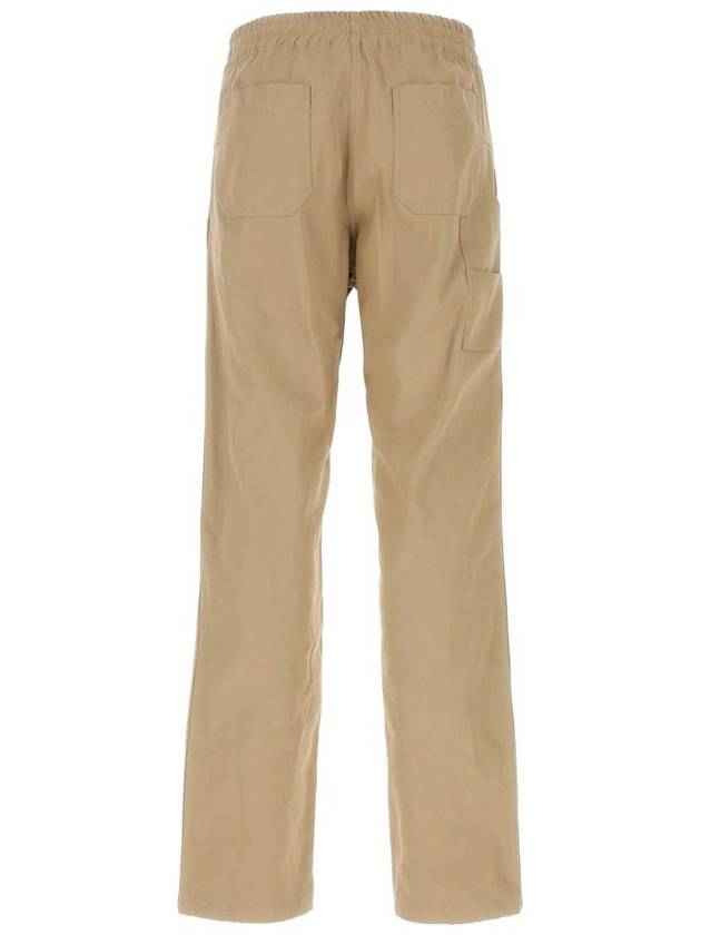 Elastic Waistband Straight Pants Beige - A.P.C. - BALAAN 3