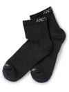 Merino Ankle Crew Socks Black - ARC'TERYX - BALAAN 2