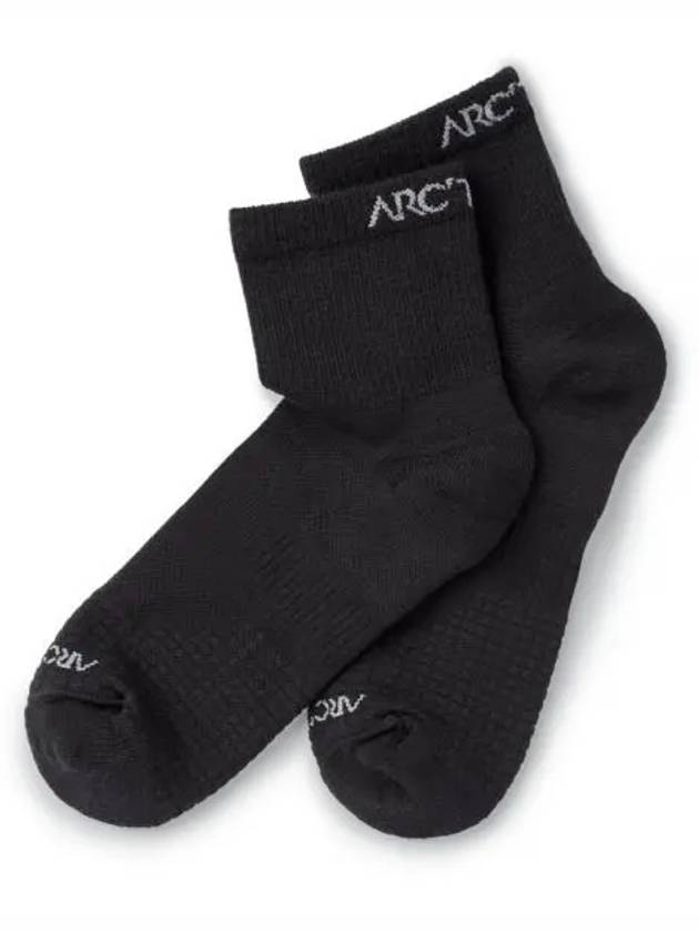 Merino Ankle Crew Socks Black - ARC'TERYX - BALAAN 1