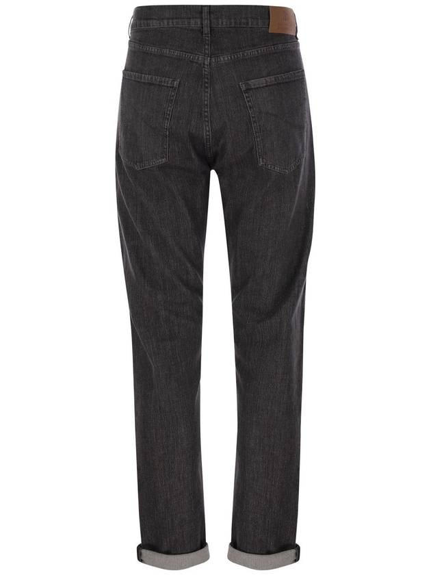 Five-pocket iconic fit denim trousers - BRUNELLO CUCINELLI - BALAAN 2