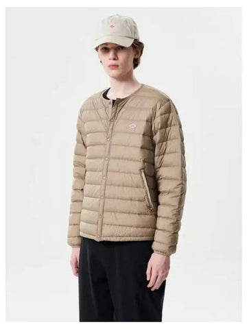 Men s down crew neck spring fall jacket beige domestic product GM0023080427008 - DANTON - BALAAN 1