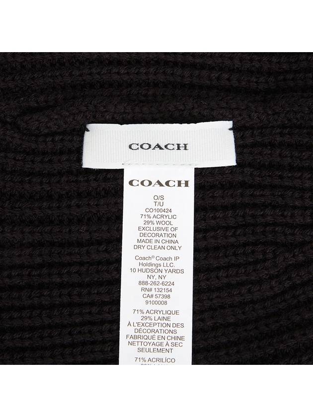 Women s Beanie CO100424 BLACK - COACH - BALAAN 5