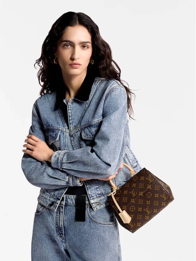 24 Years Women s Cluny Mini Top Handle Bag Cross Monogram 46055 - LOUIS VUITTON - BALAAN 6