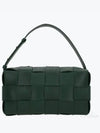 Brick Cassette Intrecciato Shoulder Bag Raintree - BOTTEGA VENETA - BALAAN 2