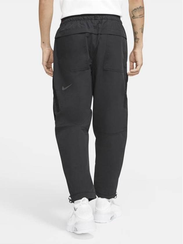 Sportswear Tech Pack Woven Straight Pants Black - NIKE - BALAAN 3