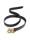 Logo Leather Belt Black - BALENCIAGA - BALAAN 2