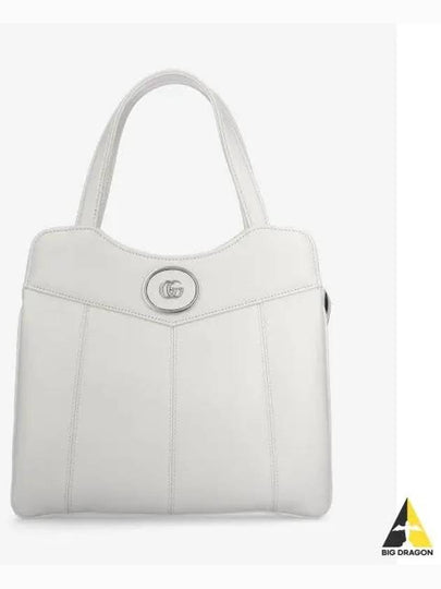 Petite GG Leather Tote Bag White - GUCCI - BALAAN 2