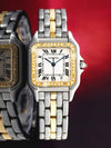 Panda Medium Bezel Diamond Women s Combi Watch - CARTIER - BALAAN 8