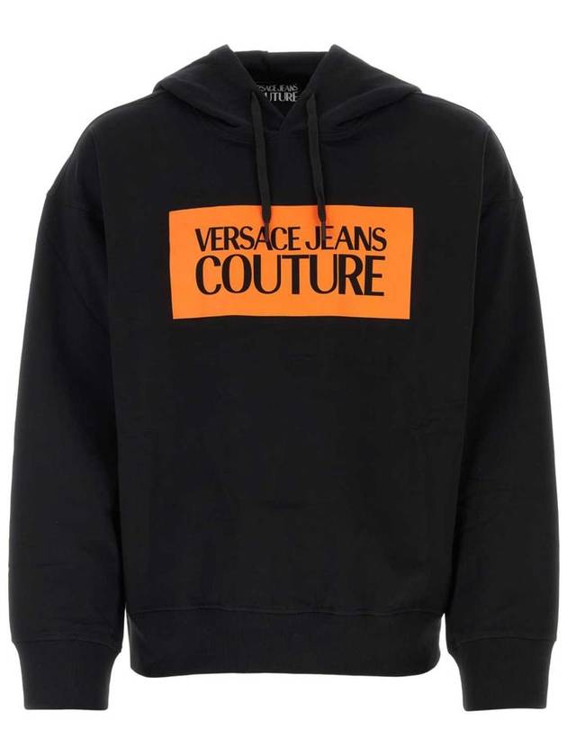 logo print hoodie 74GAIG07CF05G - VERSACE - BALAAN 2