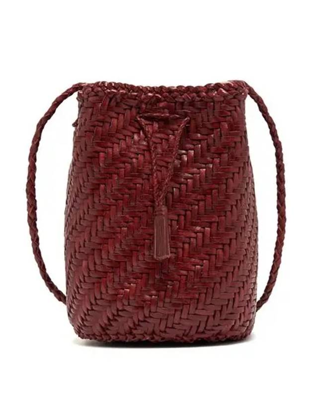 Pom Pom Double Jump Bucket Bag Bordeaux - DRAGON DIFFUSION - BALAAN 2