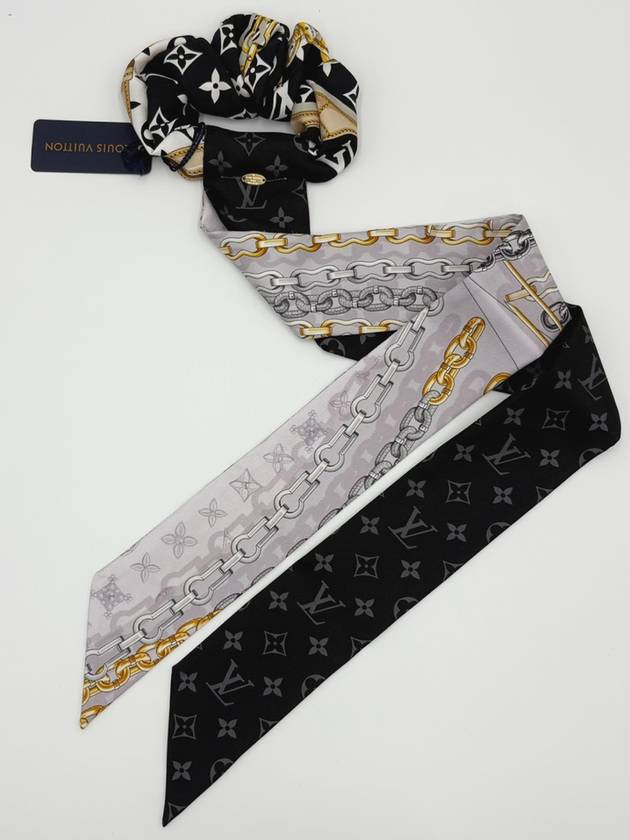 monogram silk scrunchie - LOUIS VUITTON - BALAAN 4