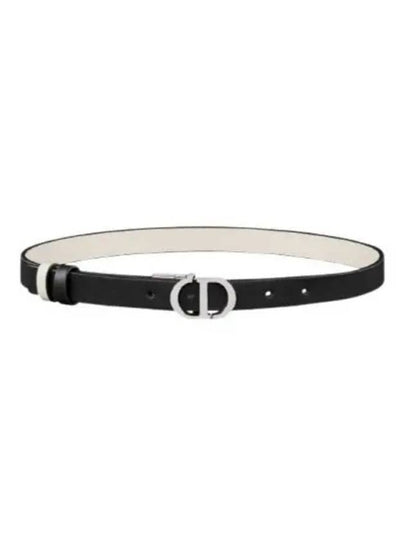 30 Montaigne Reversible Leather Belt Black - DIOR - BALAAN 2