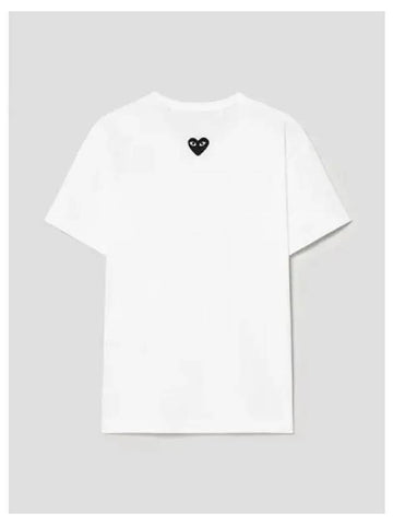 Unisex Black Heart Waffen T Shirt White Domestic Product GM0024081414955 - COMME DES GARCONS PLAY - BALAAN 1